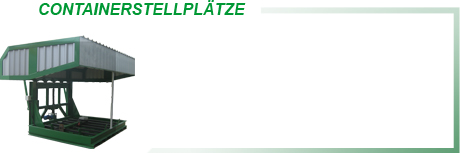 Containerstellplätze